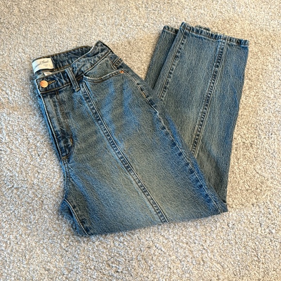 Women’s universal thread, curvy vintage straight leg jeans - Picture 5 of 5